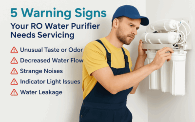 5 Warning Signs Your RO Water Purifier Needs Servicing